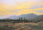 Caspar David Friedrich Klosterruine Eldena und Riesengebirge Spain oil painting artist